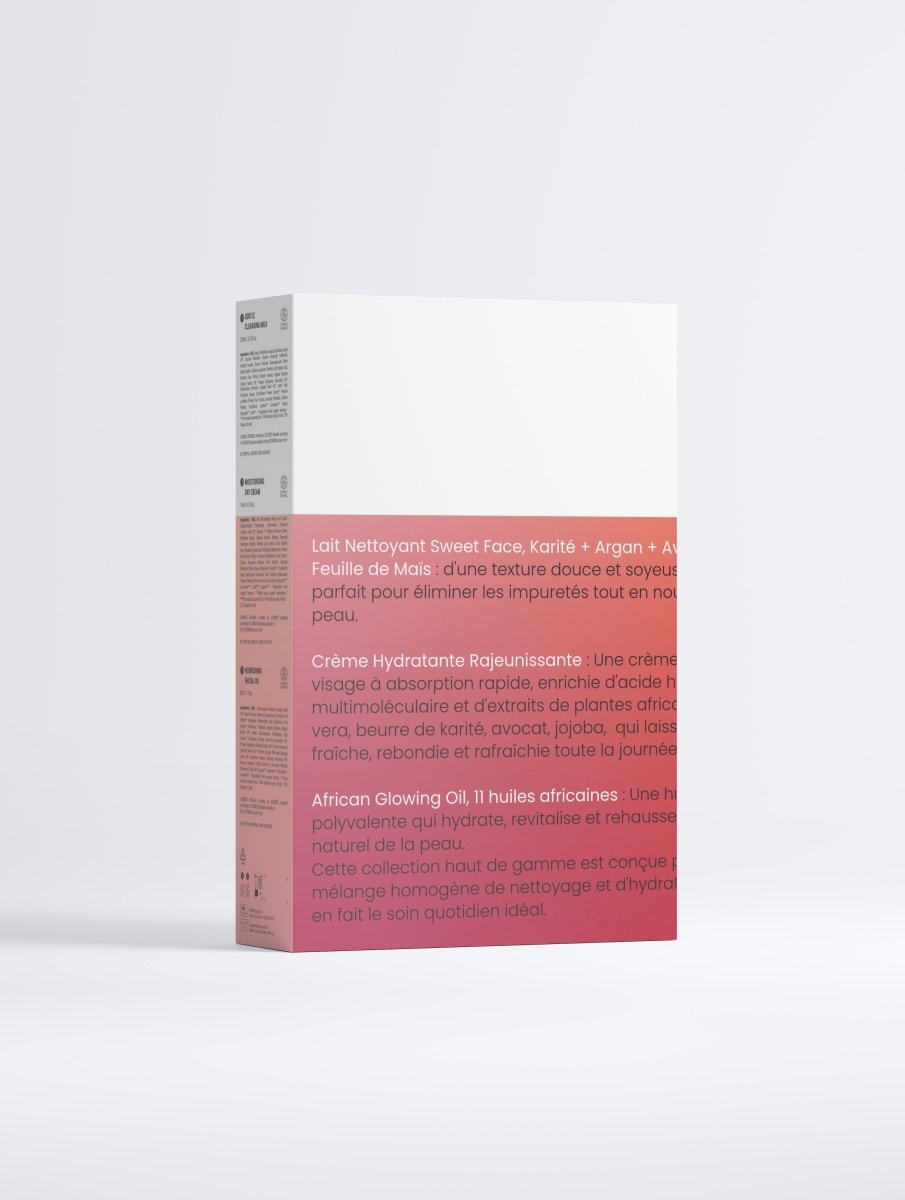 African Glowy Skin Box • Peau noire rajeunie, nourrie et brillante à l’africaine. - B.