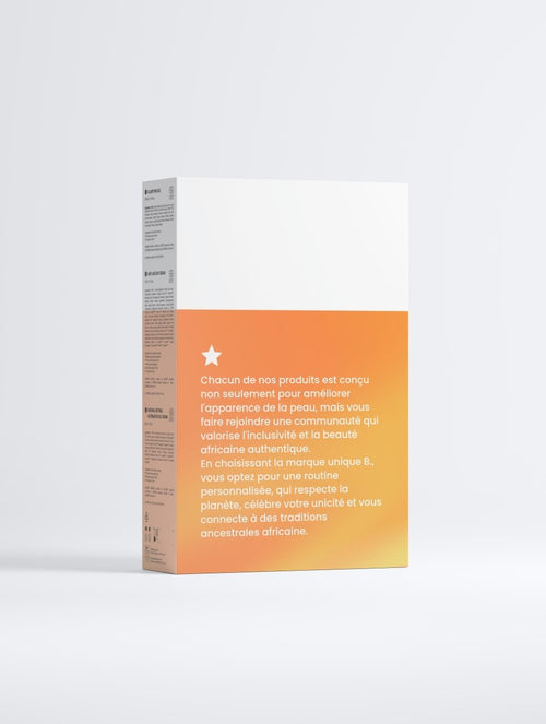 African Luminous Skin Box • Teint noir lumineux, rajeuni & éclatant. - B.