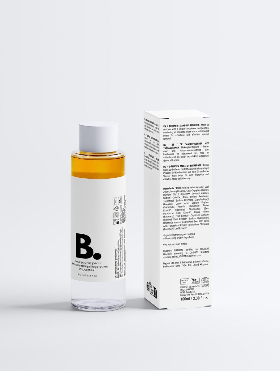 Démaquillant hydratant BiPhasic, à l’Acide hyaluronique - B.