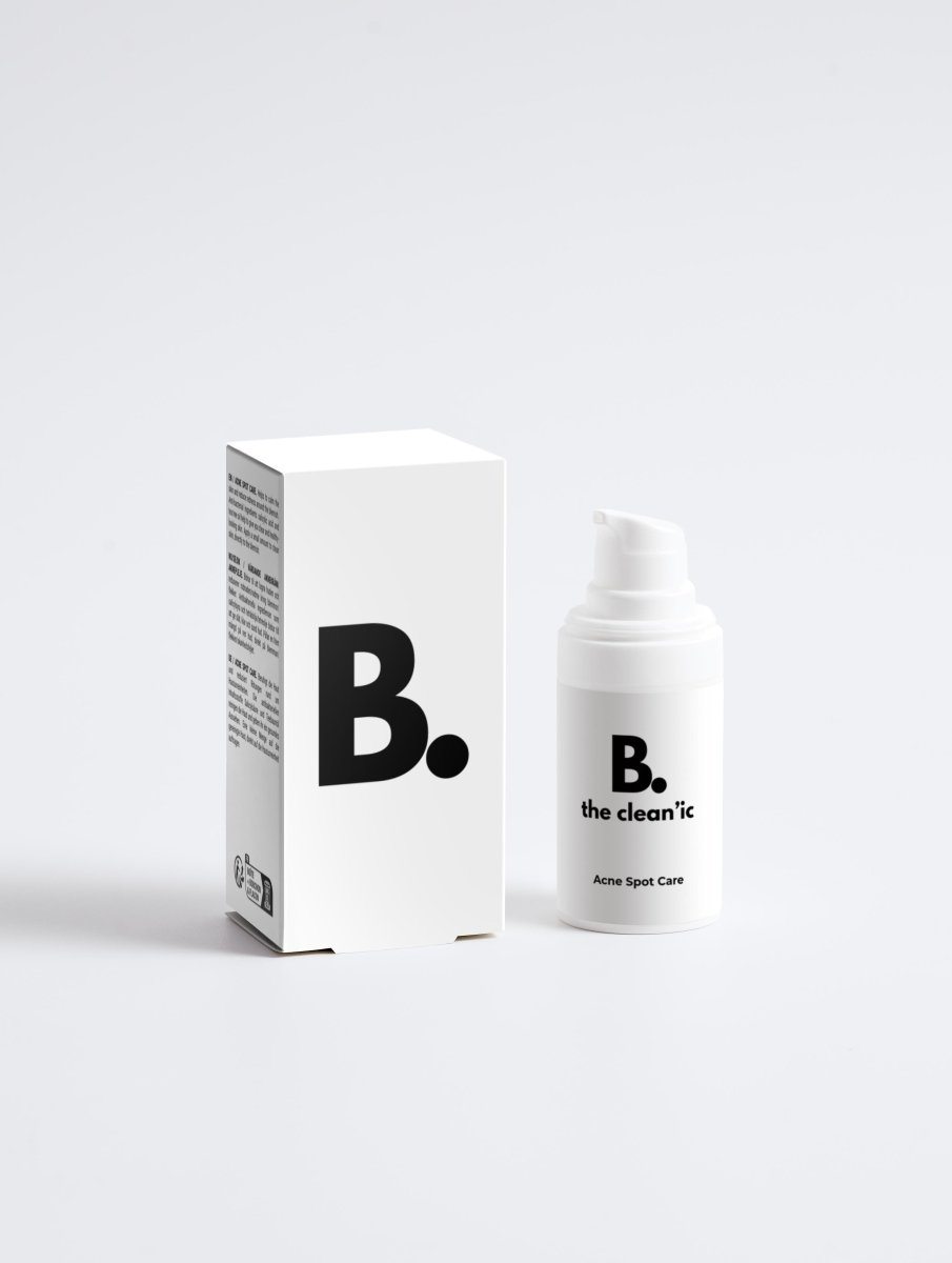 Sérum anti boutons d’Acné pour peau noire • Tea Tree, 2% Salicylic Acid + Kaolin + Argan + PCA + Aloe Vera - B.